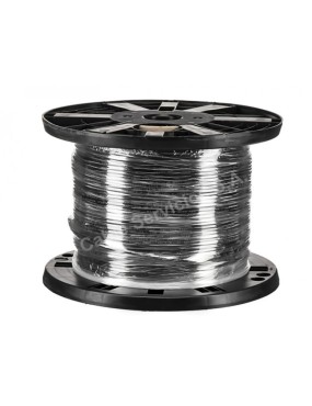 Cable mini coaxial RG-59 Tri-shield  95 %, negro  305 mts 0.164 O.D. 23 AWG cable sencillo
