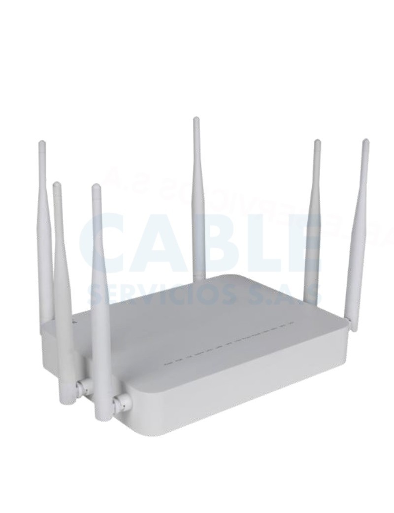 ZXHN F688 V9.0  ZTE® ONT GPON 2.4GHz y 5GHz WiFi doble banda RF CATV