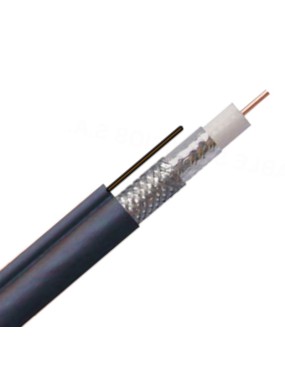 Cable coaxial RG-11 al 90% con mensajero 305 mts