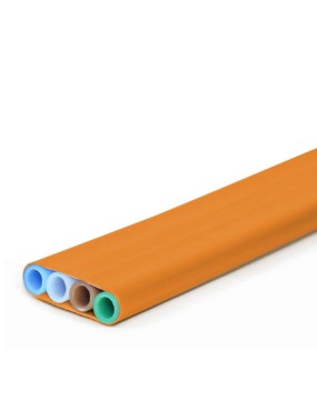 Microducto de 3 vías para  fibra óptica 14-10mm PEHD