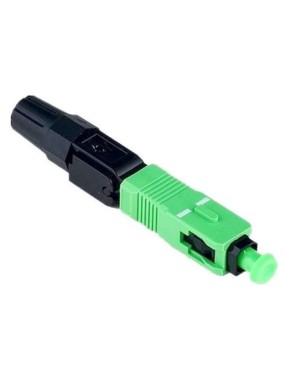 Conector rápido de fibra óptica SC APC tipo caimán