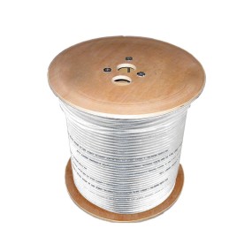 Cable coaxial RG-6 al 90% LSZH UV 75 Ohms  baja pérdida 305 mts