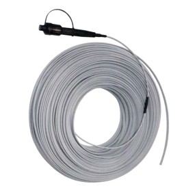 Cable drop plano figura 8 preconectorizado SC/APC compatible 150 mts