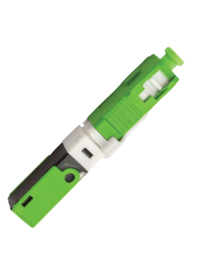 Conector mecánico con fibra integrada monomodo SC/APC