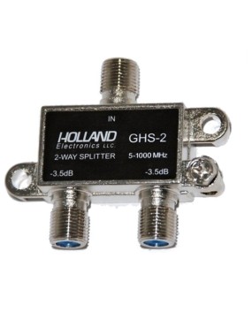 GHS Holland Electronics Splitter domiciliario 3 vías 5-1002 MHz