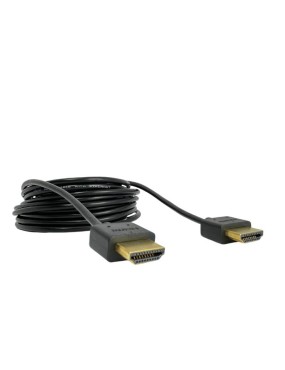 Cable HDMI ultra delgado con canal de Ethernet conectores tipo A macho a macho 3.65 mts HD 3D 4K