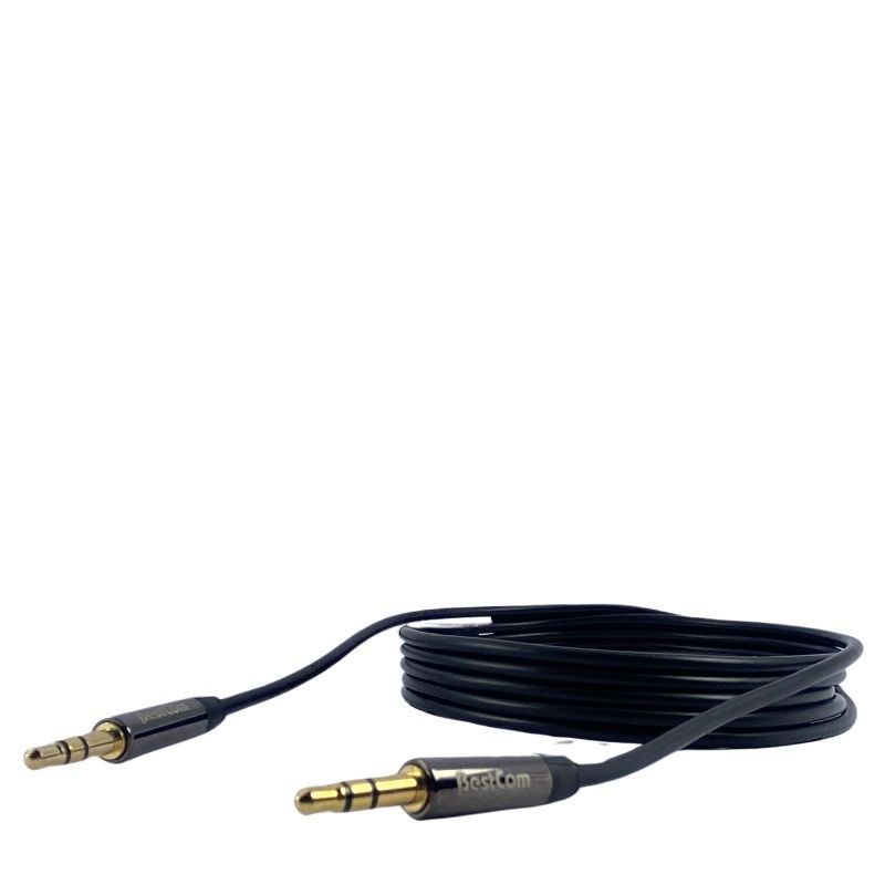 Cable de audio stereo plug 3.5mm a plug 3.5mm de 1.83mts