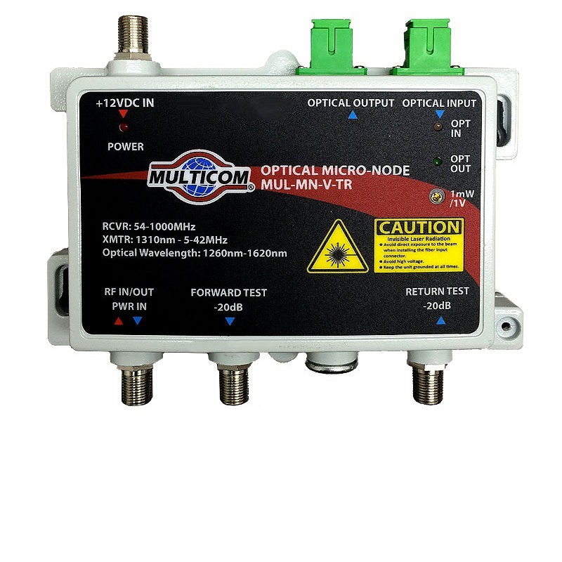 Micro Nodo Óptico 1310nm 5-42 MHz para red HFC