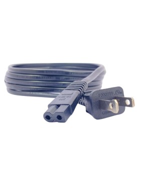 Cable de alimentación universal figura 8 2C 18 AWG de 1,83 mts