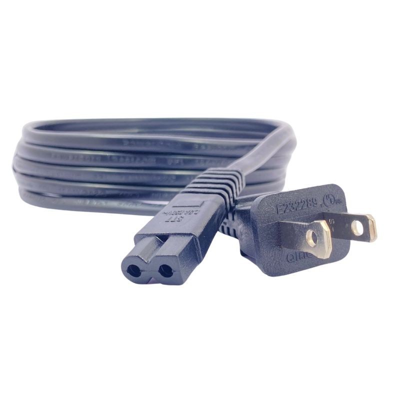 Cable de alimentación universal figura 8 2C 18 AWG de 1,83 mts