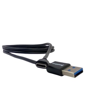 Cable con conectores USB tipo C reversible macho a USB tipo A 3.0 de 1 mt 5Gbps