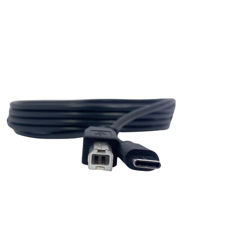 Cable USB con conectores tipo C macho a tipo B macho 1.83 mts 2.0