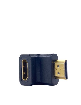 Adaptador HDMI de 90° con conectores HDMI hembra a macho tipo A