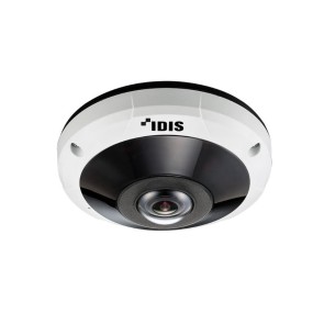 DC-Y6516WRX  IDIS® Cámara de ojo de pez IR resistente al vandalismo de 5MP