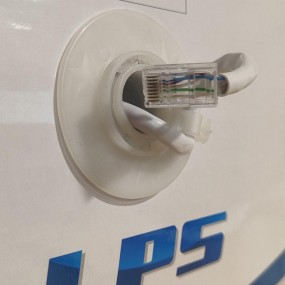 Cable UTP CAT6 100% Cobre 24AWG Interior con conectores Blanco