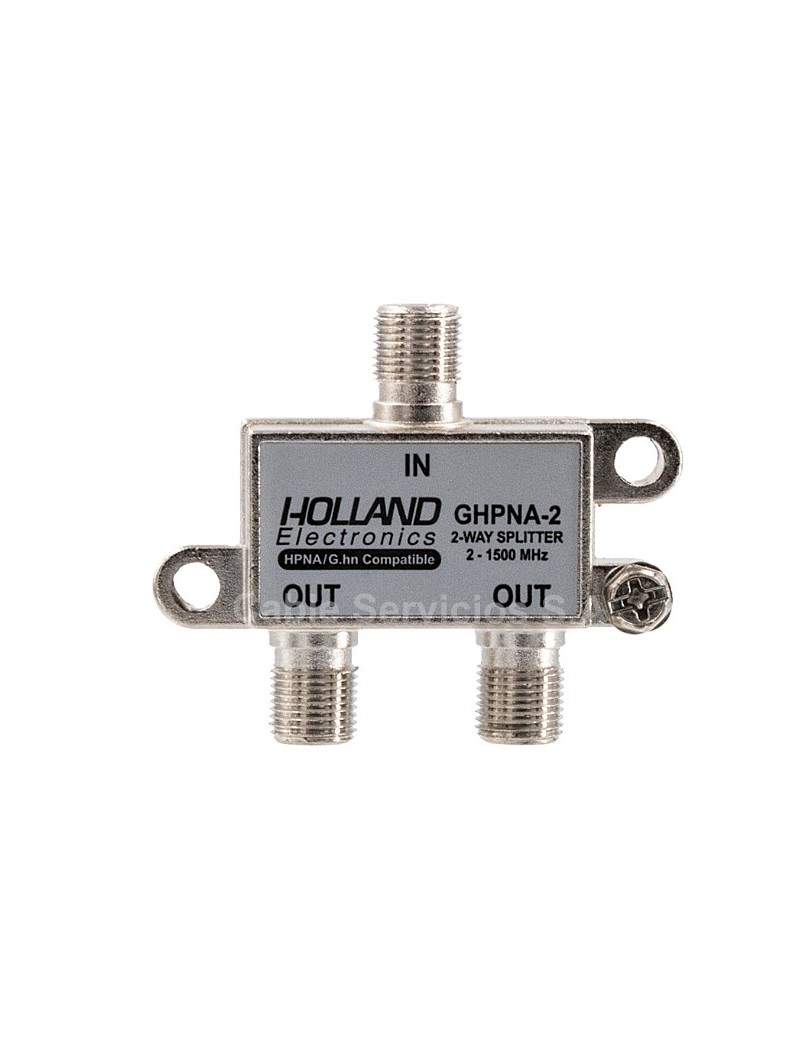 Splitter IPTV de 2 salidas 4-1500 MHz para uso interior /GHPNA-2