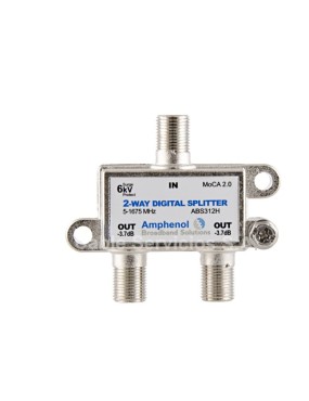 Splitter digital MoCA de 2 vías 5-1675 MHz HD / ABS312H