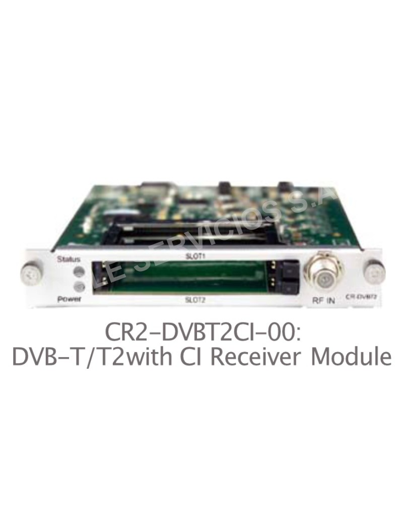 Módulo de recepción CR2-DVBT2CI-00 de 4 canales para plataforma digital CMP200