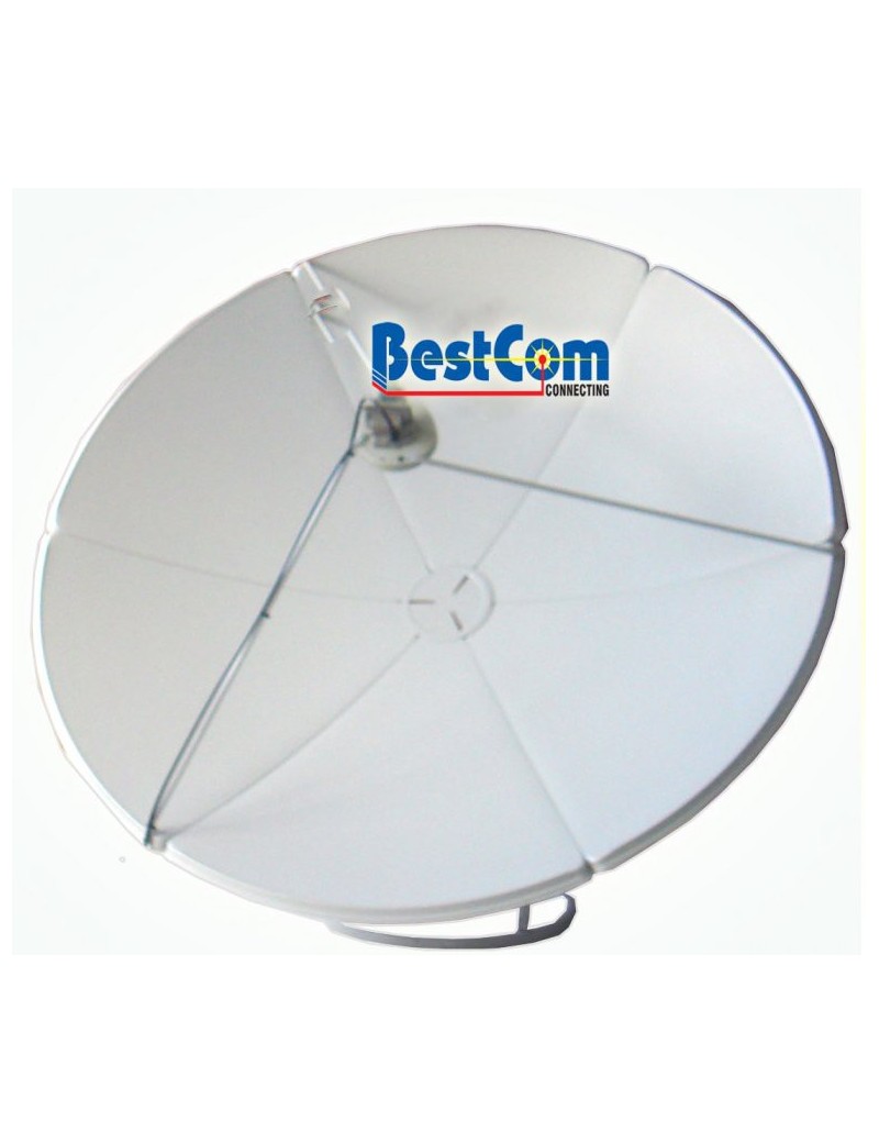 Antena satelital banda C en lámina de 6 pétalos 1.8 mts