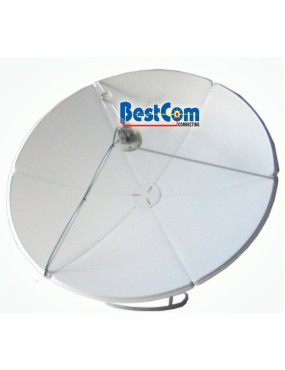 Antena satelital banda C en lámina de 2.4  mts