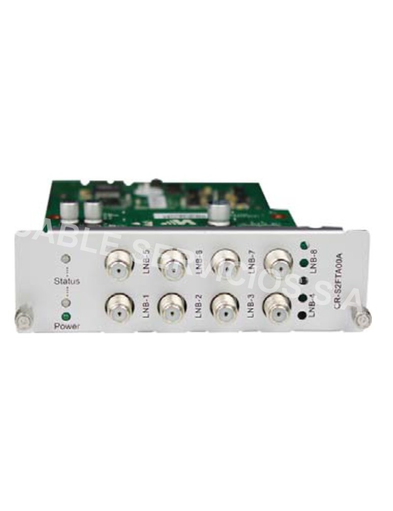 CR-DVBS2FTA-01A Módulo receptor WELLAV de 8 canales DVB-S / S2 / S2X FTA