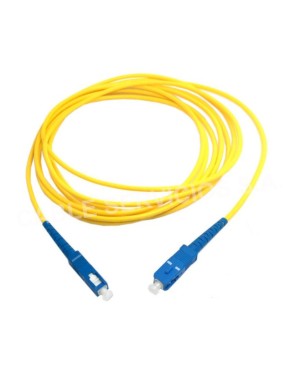 Patch cord de fibra óptica SC/UPC a SC/UPC 3 mts monomodo simplex