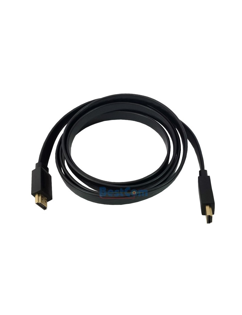 Cable de alta calidad Full HD corto HDMI, Compatible con 3D macho a macho,  Cable plano para Audio, vídeo, HD, TV, 30 cm, 50 cm - AliExpress