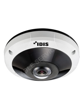 DC-Y6C16WRX-A  IDIS® Cámara IP de ojo de pez IR antivandálica de 12 MP IP67