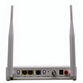 ZTE® ZXHN F618 ONT GPON FTTH 2G, 1POTS, 1CATV RF, Wi-Fi 300 Mbps FTTH