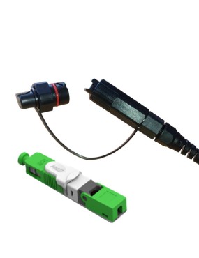 AR-FCSCAPC-FASTCOM Conector rápido SC/APC para caja de  terminación óptica